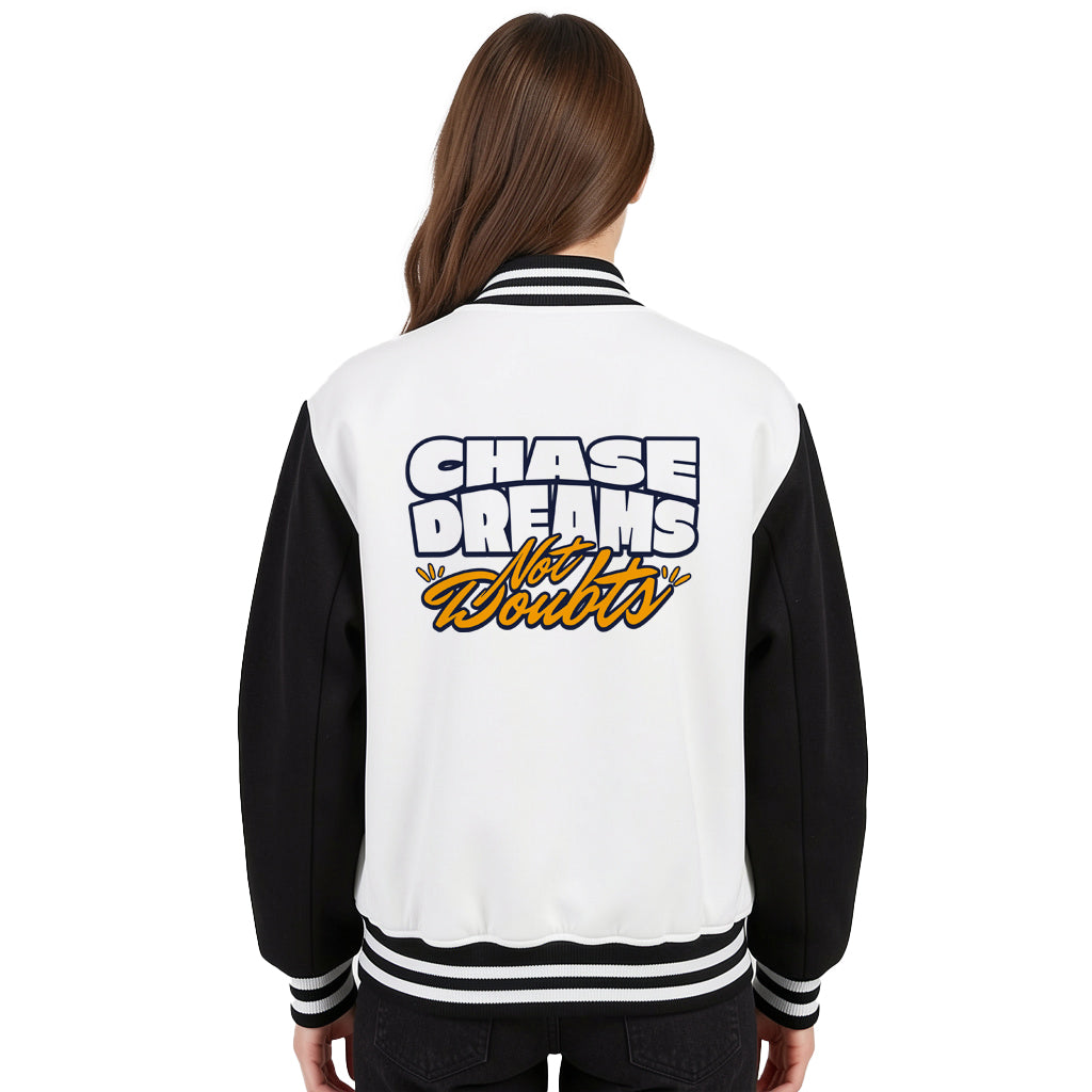 Motivational Varsity Jacket – Chase Dreams Edition