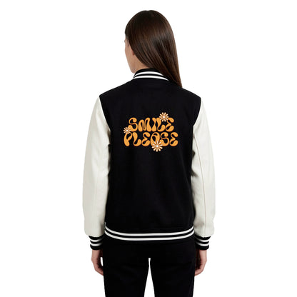 Black & White Varsity Jacket – Smile Please Edition