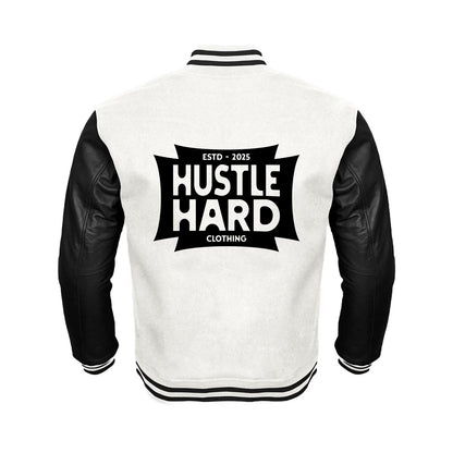 Hustle Hard Varsity Jacket – Classic Street Edition