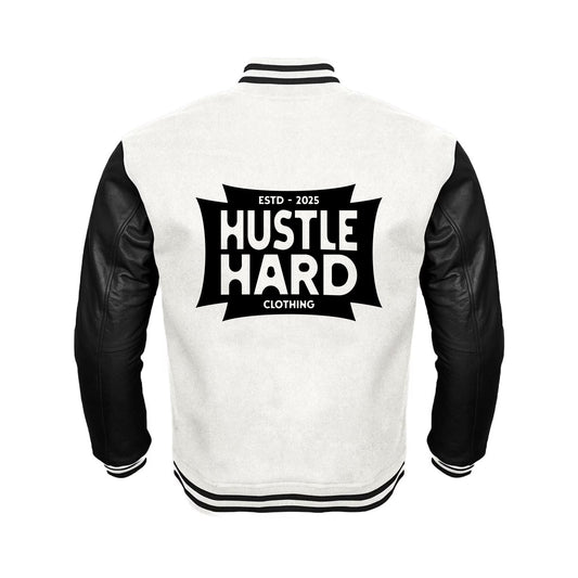 Hustle Hard Varsity Jacket – Classic Street Edition